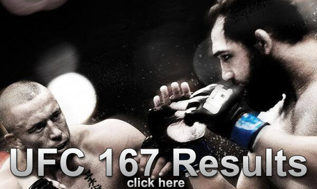 UFC 167 Results