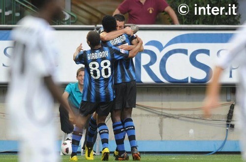 Lucio Hugs Udinese