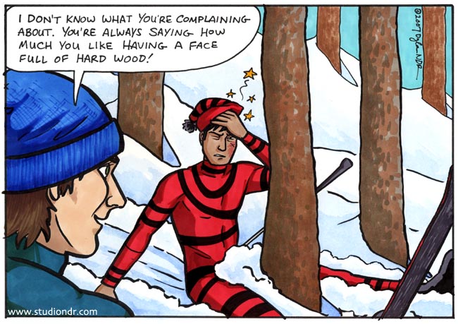Cartoon: Ski bum - Outsports