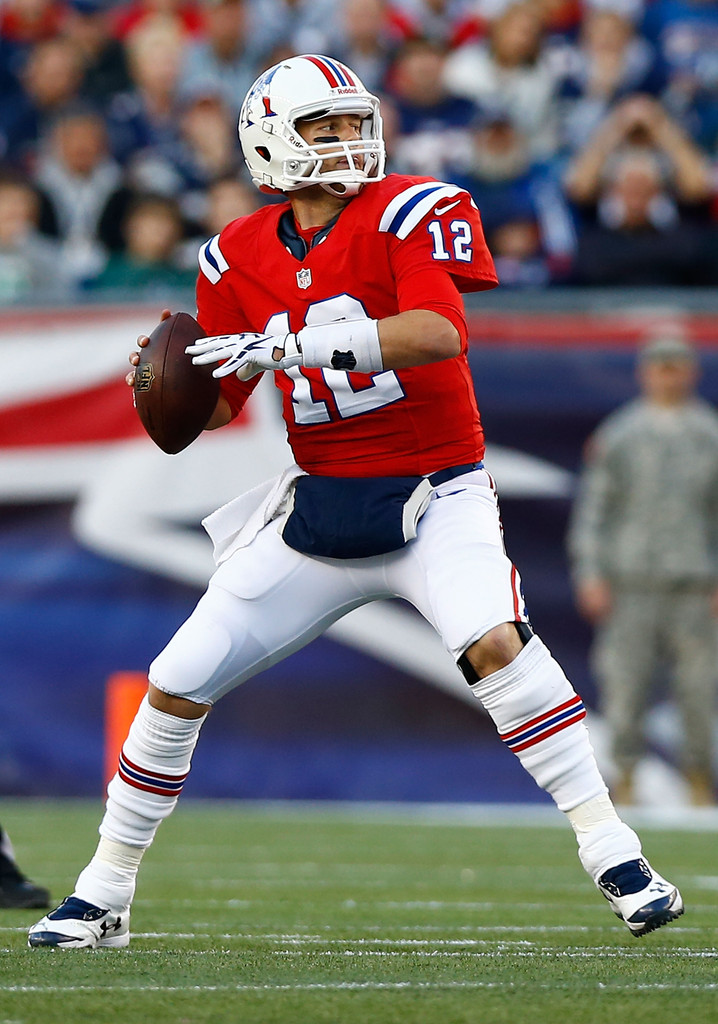 Patriots throwback jerseys, explained: What to know about New England's red  uniforms, 'Pat the Patriot' helmet logo
