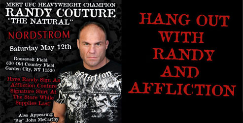 Meet UFC champ Randy Couture on Long Island May 12