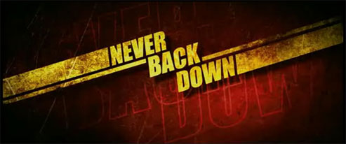 Never back down MMA movie