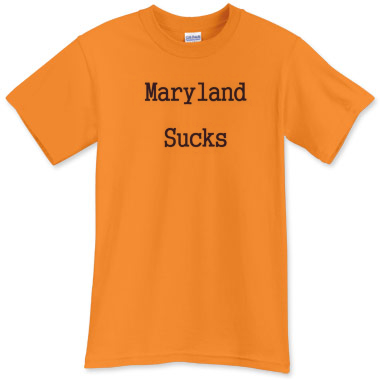 Everyone hates Maryland. No, there's no reason for this picture, really.