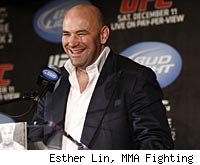 Dana White will speak at the UFC 129 post-fight press conference Saturday night in Toronto.