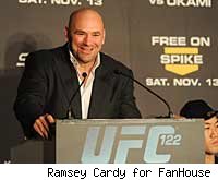 Dana White is one of the many people who will answer questions at the UFC 123 press conference.