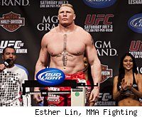 Brock Lesnar will attempt to make weight for his main event fight at UFC 141 at the UFC 141 weigh-ins.
